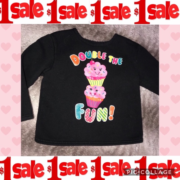 Other - 🍭$1 SALE 💚💕Baby Girls Size 24 Months Shirt  💕